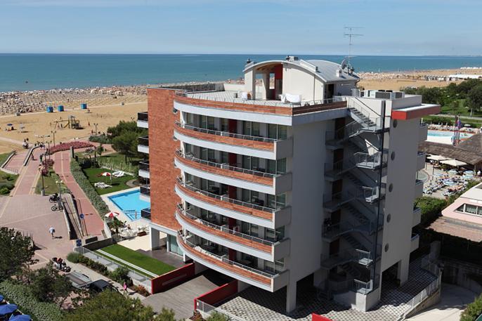 Residence Panorama Apart Hotel Bibione Exterior foto